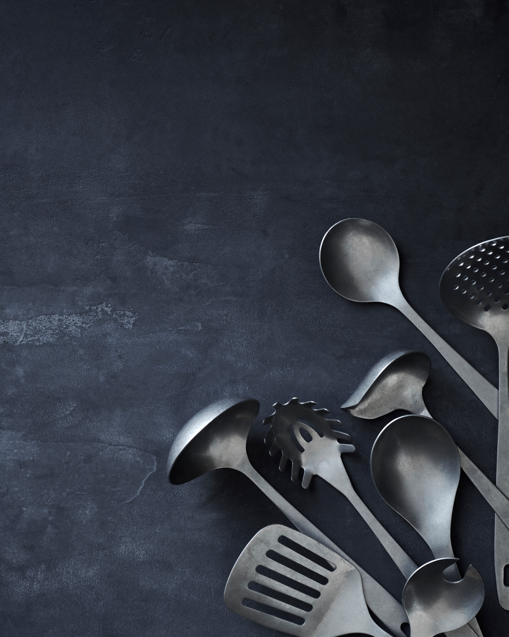 Couverts à salade en acier inoxydable