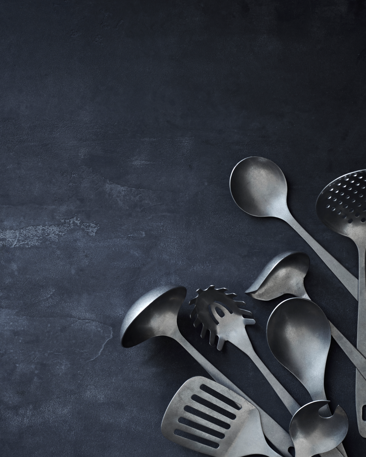 Couverts à salade en acier inoxydable