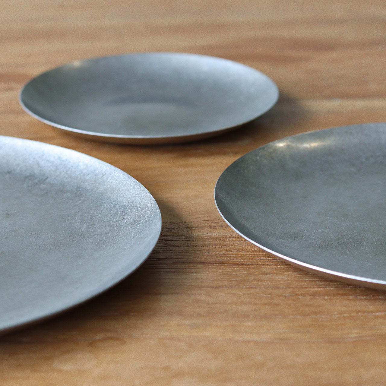 Assiette en inox 13cm diam.