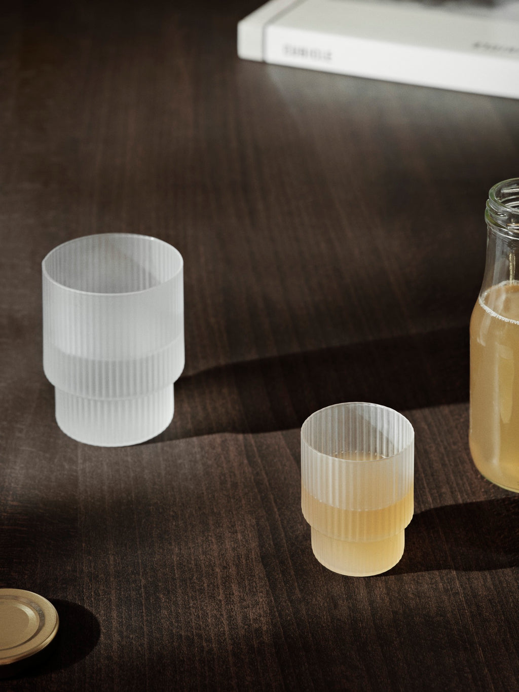 Set de 4 petits verres Ripple