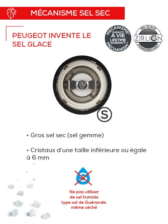 Moulin à sel Paris U'Select 18 cm Naturel