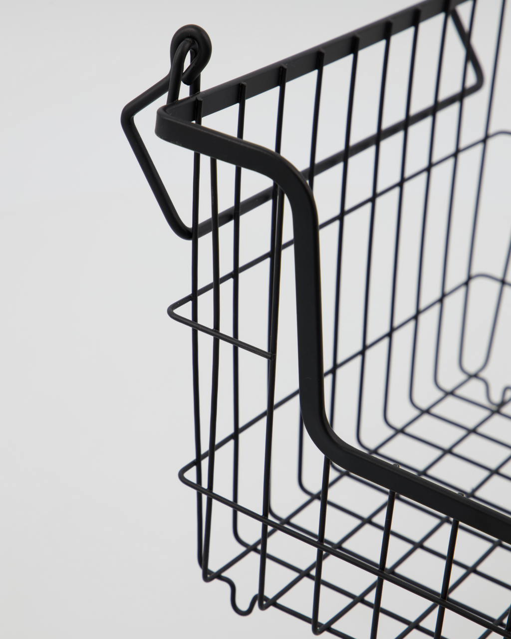 Panier noir mat moyen