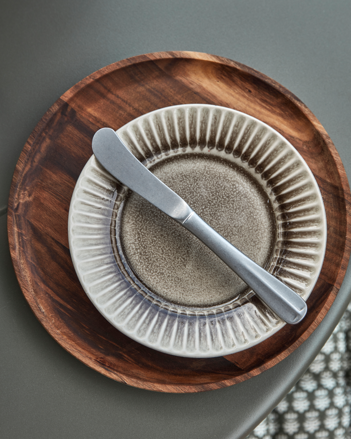 Couteaux à beurre argenté (set 4x)