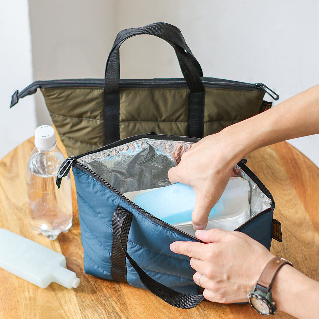 Sac glacière matelassé orange