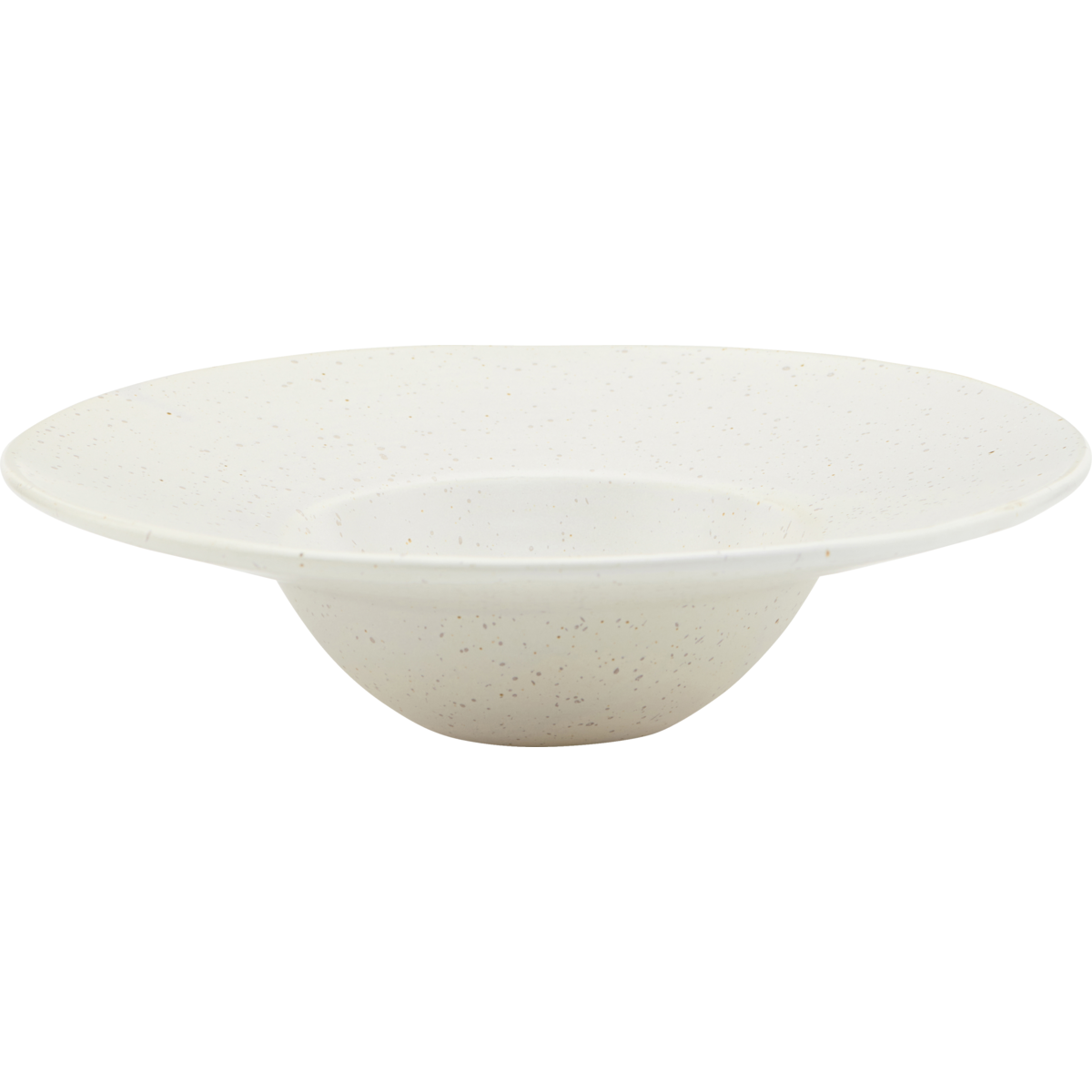 Pion Assiette à pâtes blanc crème-gris