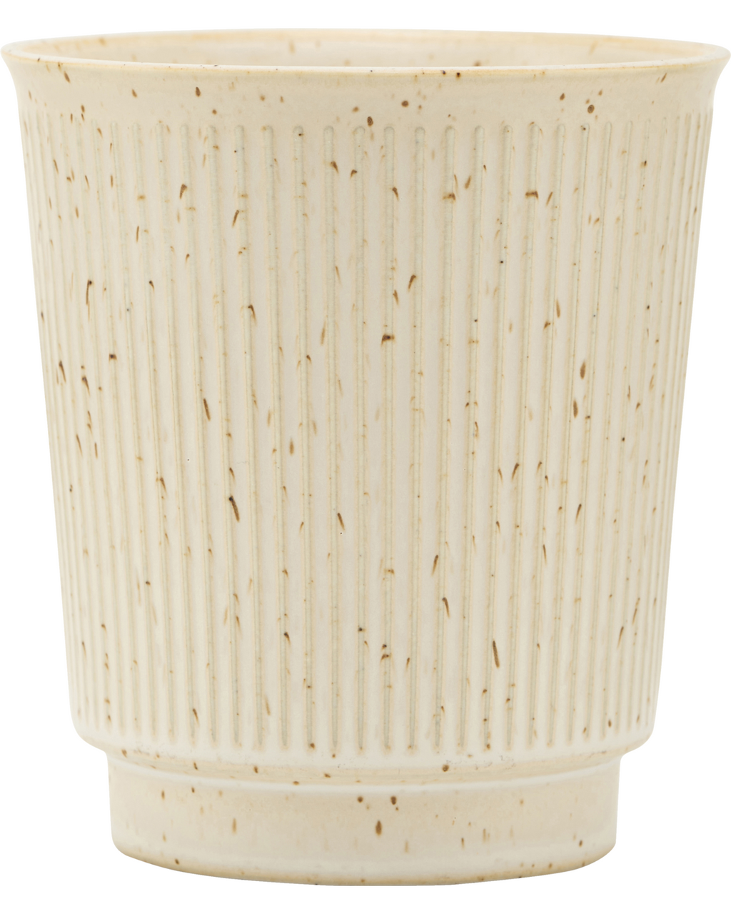 Mug Rustic Beige | Mug en grès avec glaçure mouchetée | Design scandinave intemporel
