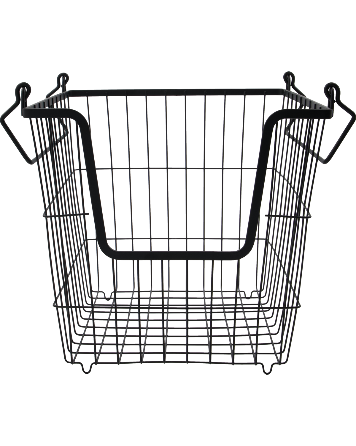 Panier noir mat grand