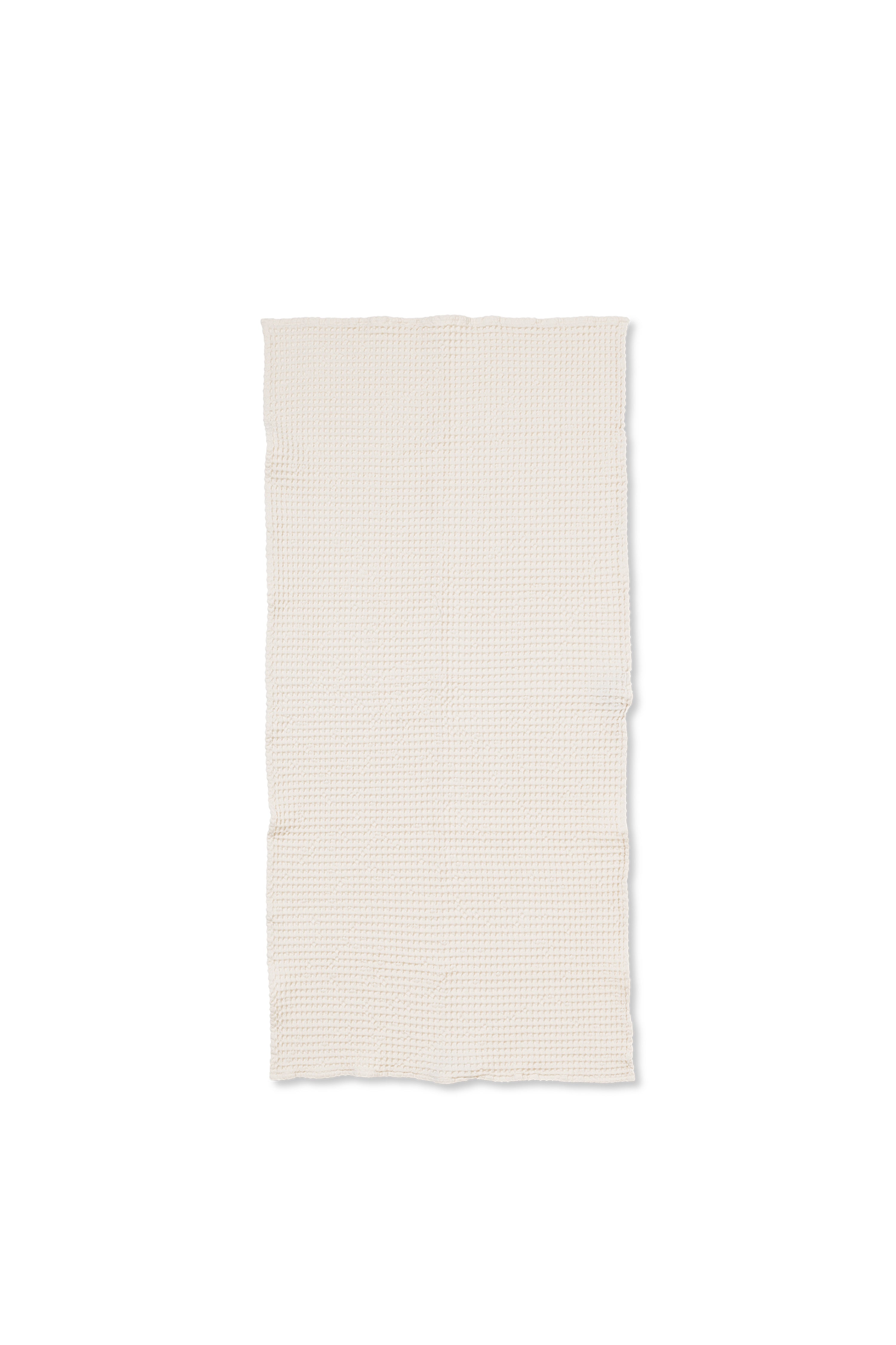 Serviette mains blanc cassé