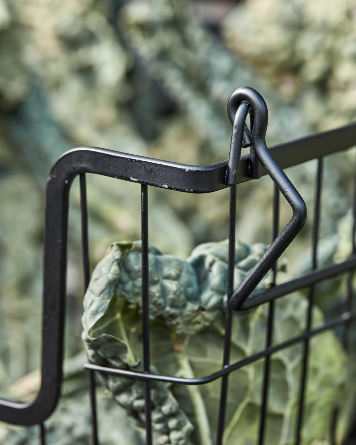 Panier noir mat grand