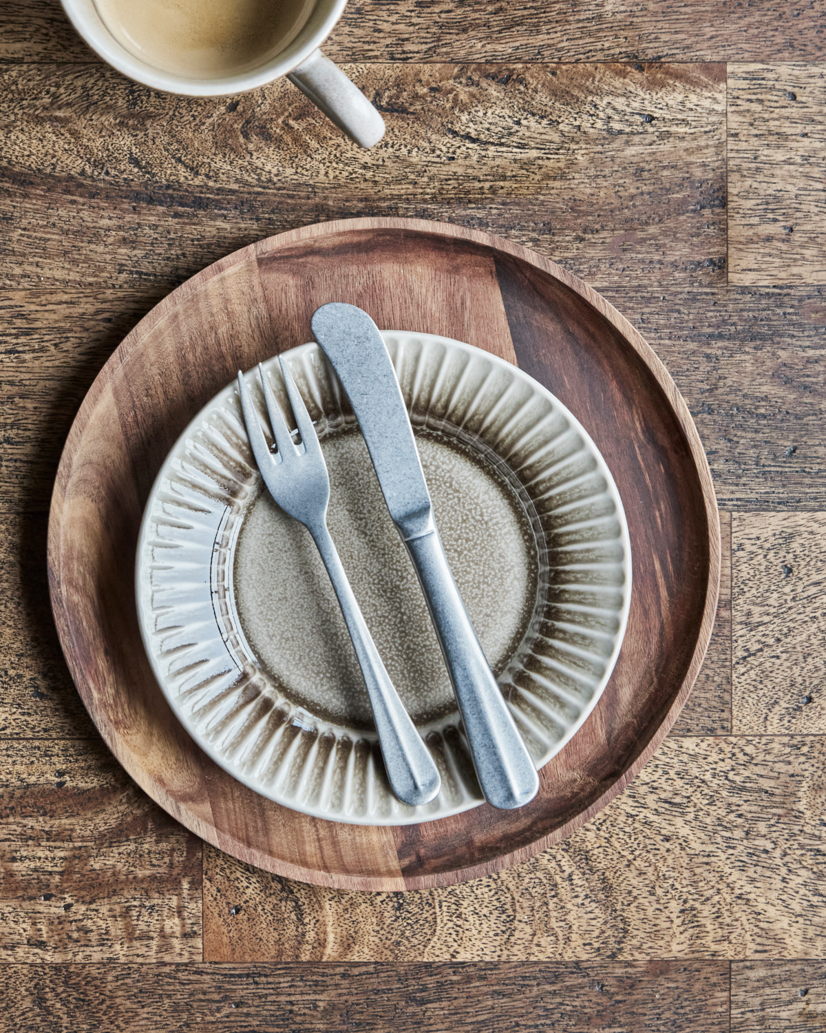 Couteaux à beurre argenté (set 4x)