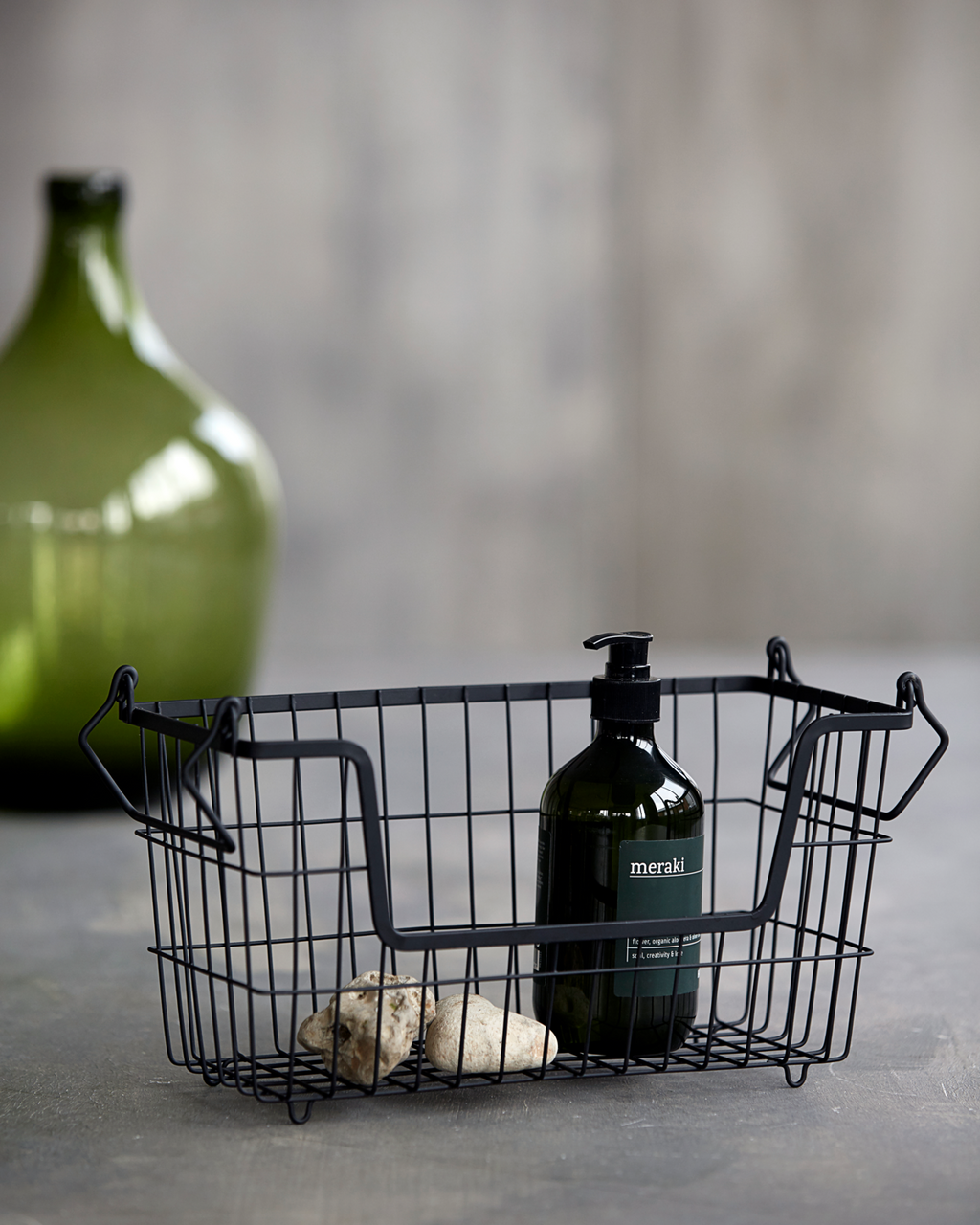 Panier noir mat petit