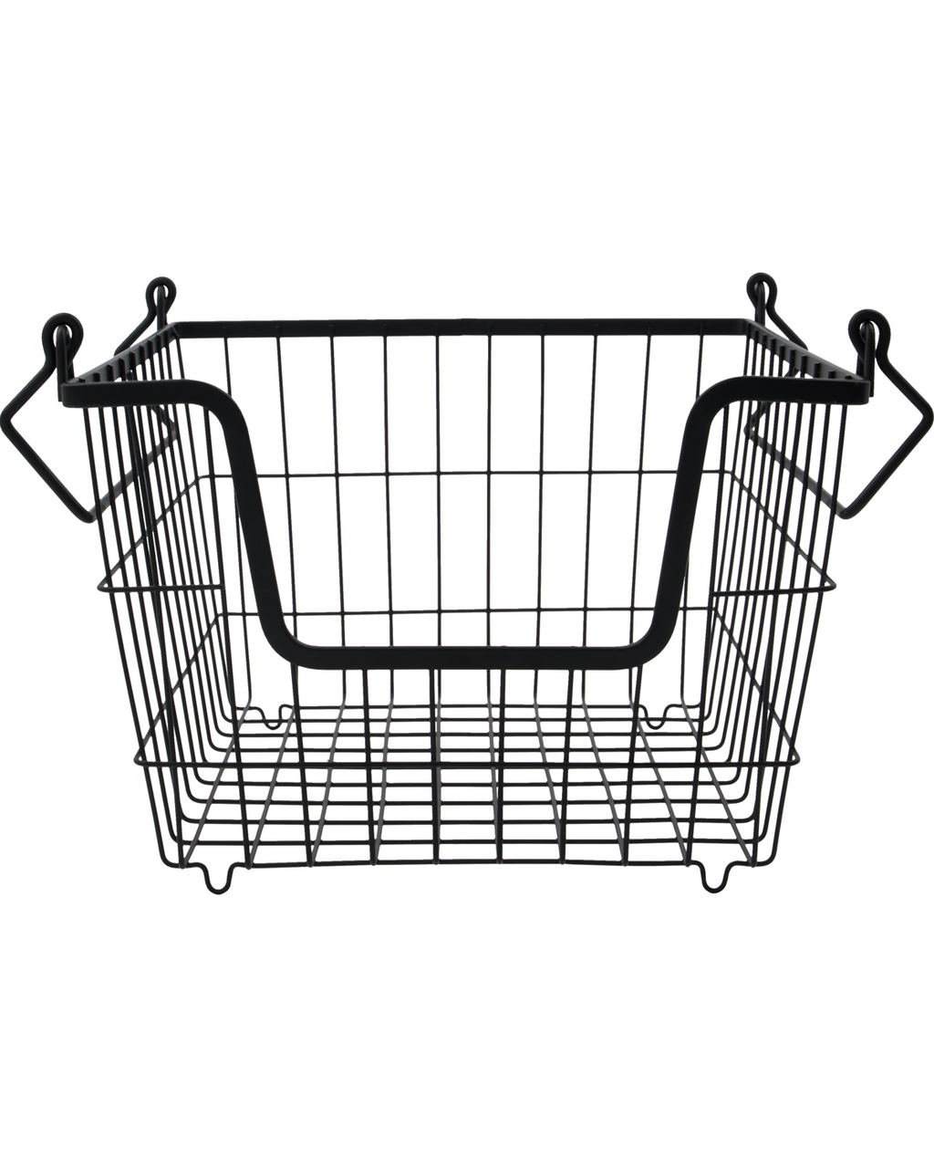 Panier noir mat moyen