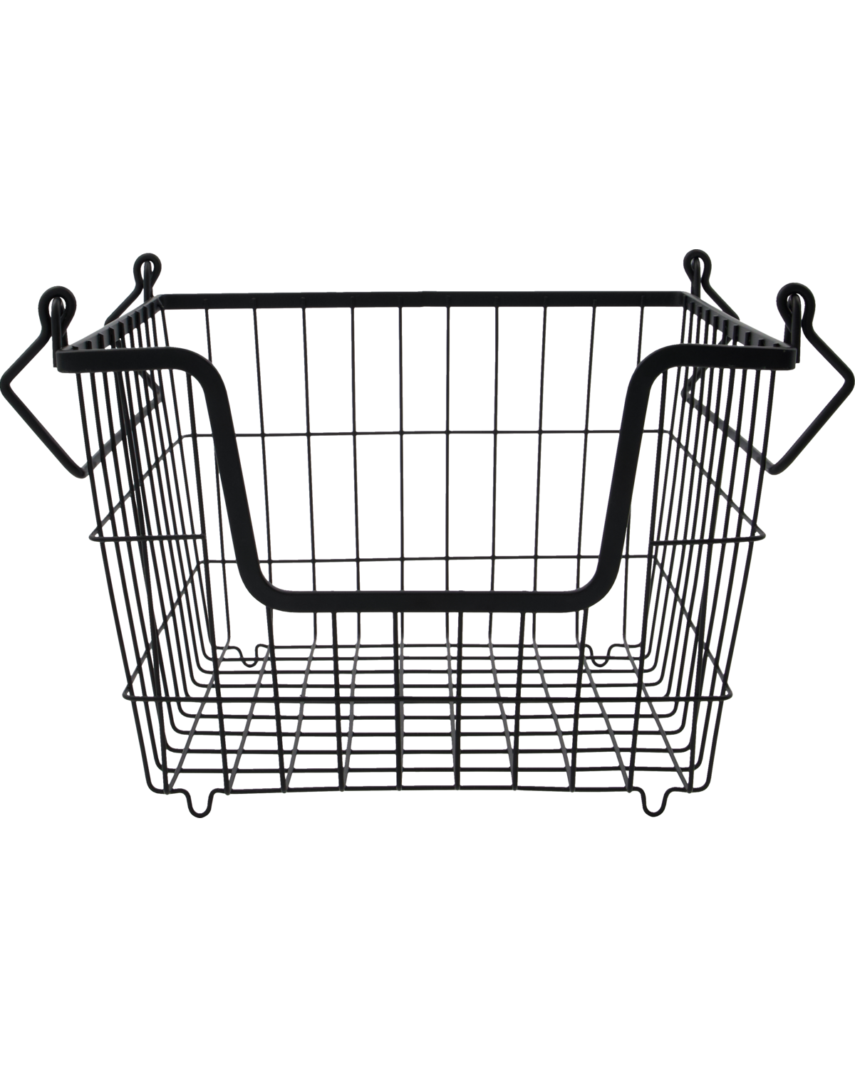 Panier noir mat moyen