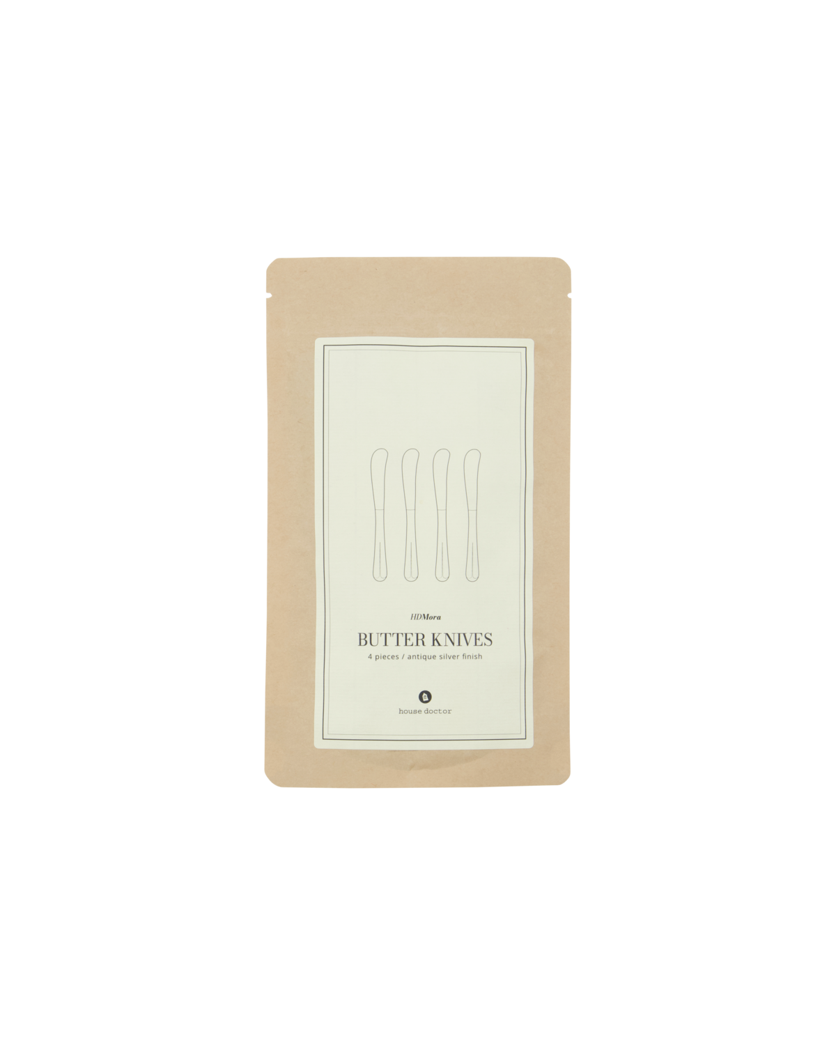 Couteaux à beurre argenté (set 4x)