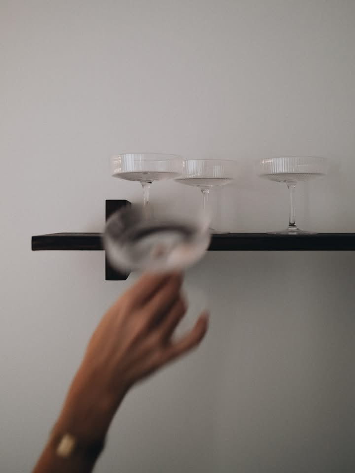 Set de 2 coupes de Champagne Ripple